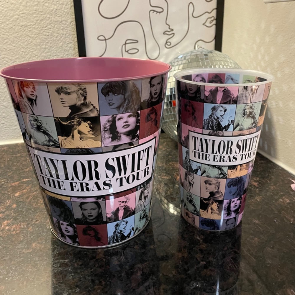 ERAS TOUR MOVIE AMC BUCKET AND CUP. Brand new